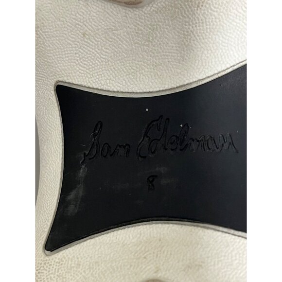 Sam Edelman Women's Black & White Striped‎ Sneakers Size 8M EUR 38 - Picture 13 of 15